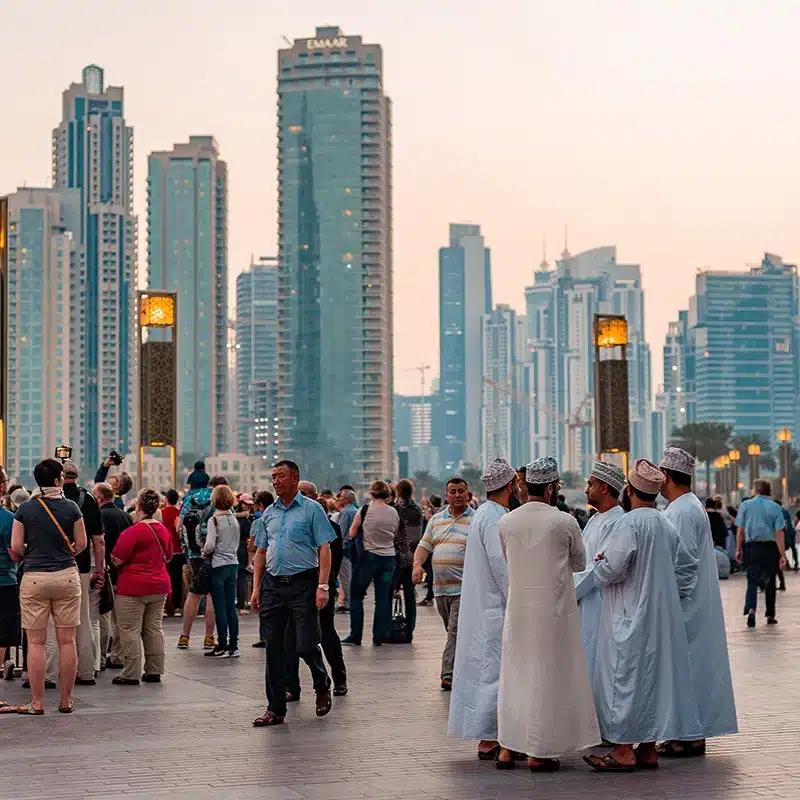 Tips for Completing a UAE Visa with Company Formation in Dubai 1 Company Formation Dubai - Dubai skyline with business setup paperwork