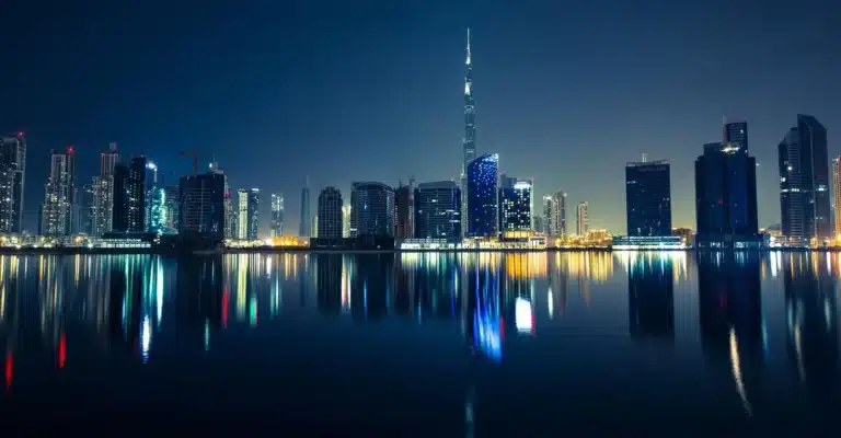 Dubai Free Zone Company Setup – skyline and business centre